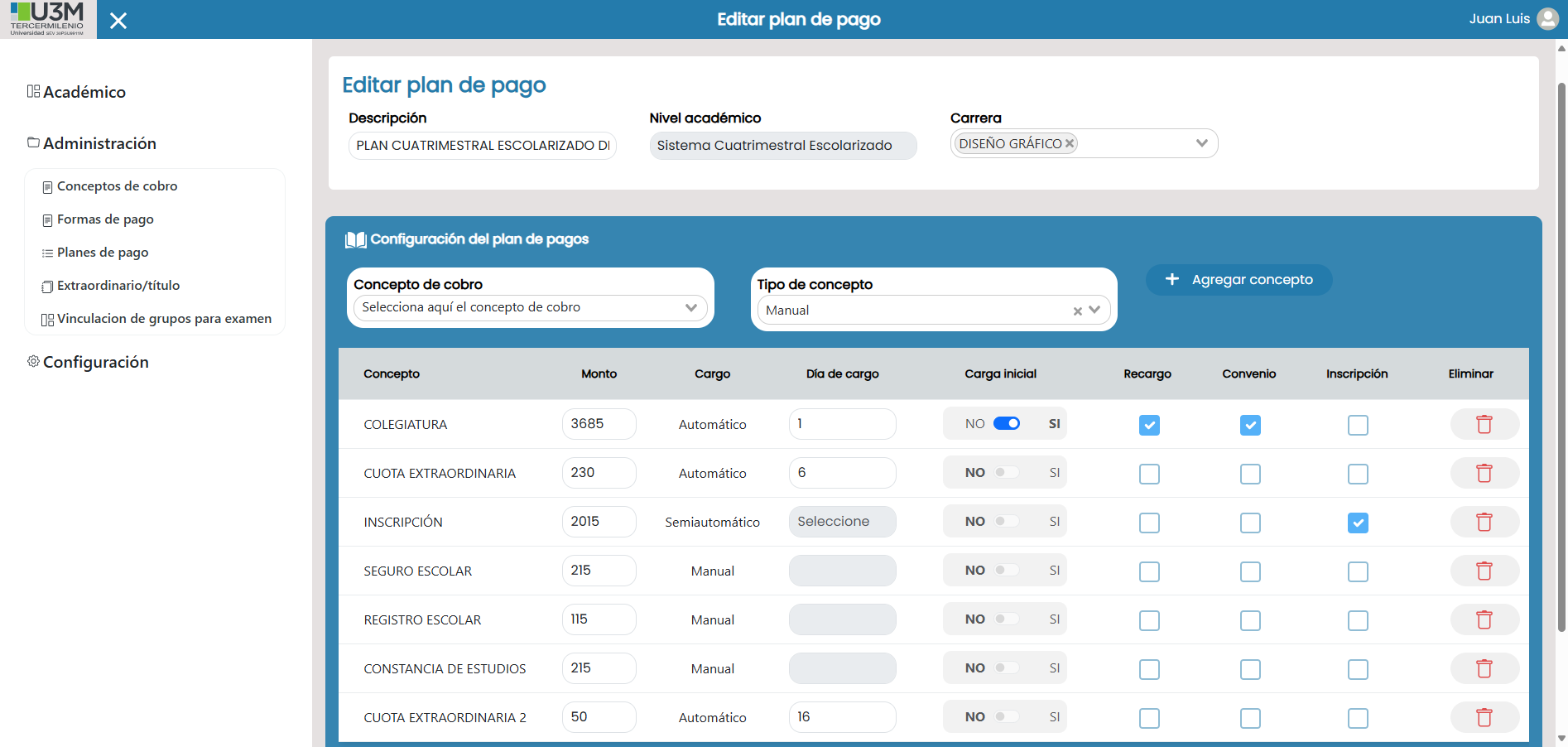 Sistema escolar 1